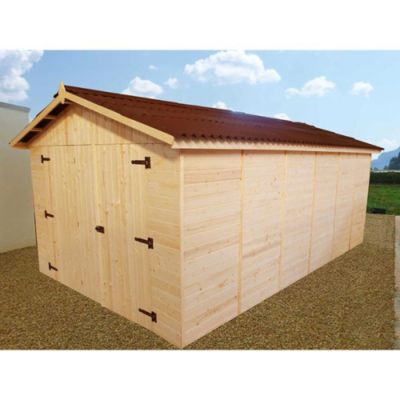 Garage en bois 13.20 m - 5.20 m