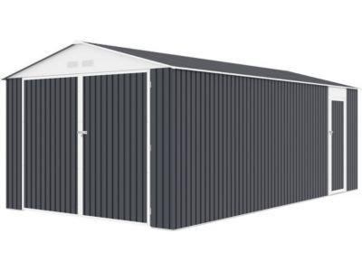 Garage en métal "Houston" 18,56m²   Anthracite