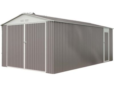 Garage métal "Nevada" avec porte battante  18,56 m²