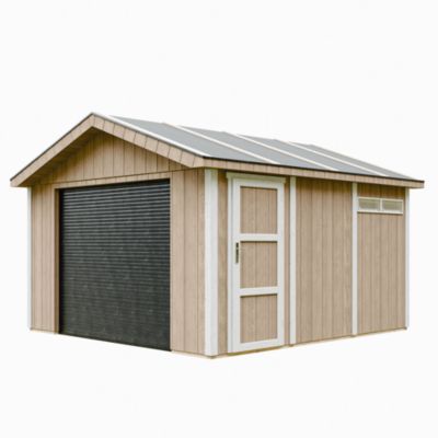 Garage QUALITÉ PREMIUM 13 m² - L378xl412 cm - M990B-TERRA BROWN - Timbela