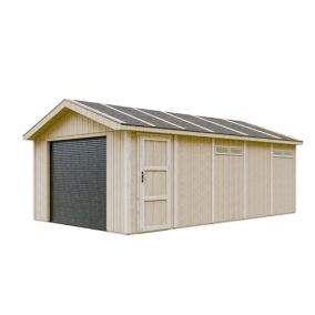 Garage Qualité Premium 21 m²- L378xl648 cm - Timbela M992B