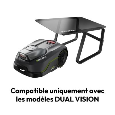 GARAGE RTK : abri extérieur anti-rouille alu + polycarbonate pour robots SUNTEK Dual Vision.
