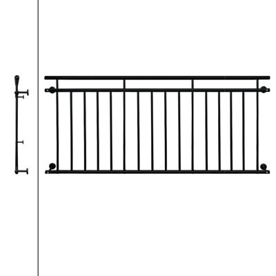 Garde corps balcon, rambarde, balustrade barrière inox