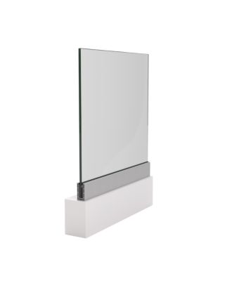 Garde-Corps verre sur mesure SB24S Anodisé Mat