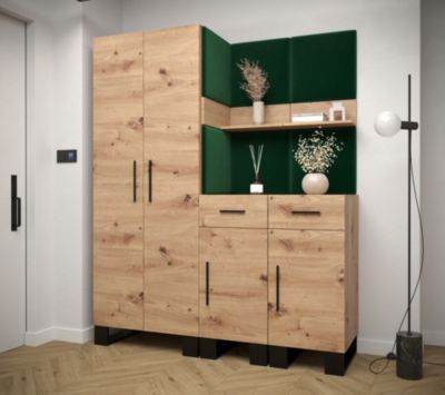 Garde-robe Artin 7 porte battante 196/158/45,6 2 Portes (artisan)