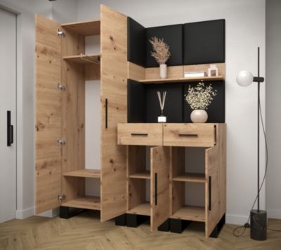 Garde-robe Artin 7 porte battante 196/158/45,6 2 Portes (artisan)