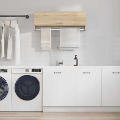Garde-robe chêne sonoma 100x32,5x35 cm bois d'ingénierie vidaXL