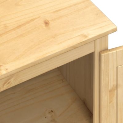 Garde-robe Corona 55x50x170 cm bois de pin massif vidaXL