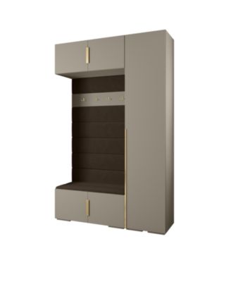 Garde-robe Inova 1 porte battante 236,7/150/47 1 Portes (gris)