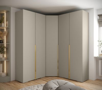 Garde-robe Inova 1 porte battante 236,7/182/47 5 Portes (gris)