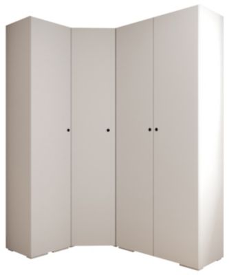 Garde-robe Inova 2 porte battante 236,7/182/47 4 Portes (blanc)