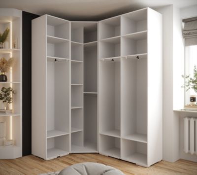 Garde-robe Inova 2 porte battante 236,7/182/47 4 Portes (blanc)