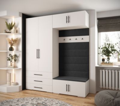 Garde-robe Inova 3 porte battante 236,7/200/47 2 Portes (blanc)