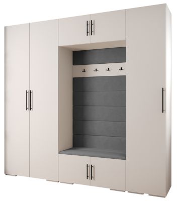 Garde-robe Inova 3 porte battante 236,7/250/47 3 Portes (blanc)