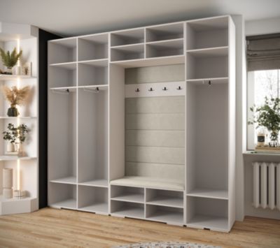 Garde-robe Inova 3 porte battante 236,7/250/47 3 Portes (blanc)