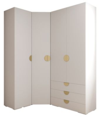 Garde-robe Inova 4 porte battante 236,7/182/47 4 Portes (blanc)