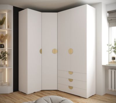 Garde-robe Inova 4 porte battante 236,7/182/47 4 Portes (blanc)