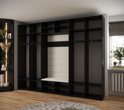 Garde-robe Inova 4 porte battante 236,7/300/47 4 Portes (noir)