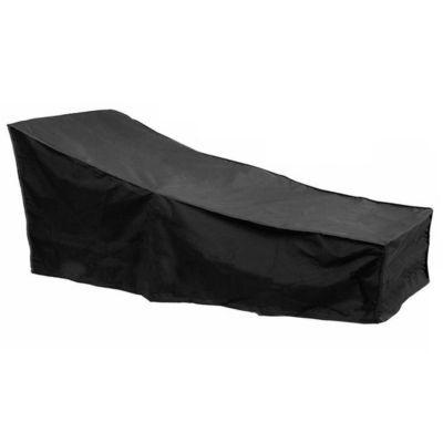 Garden Sun Lounger Cover Ferocity Codura 600D Waterproof Black 1 pc.
