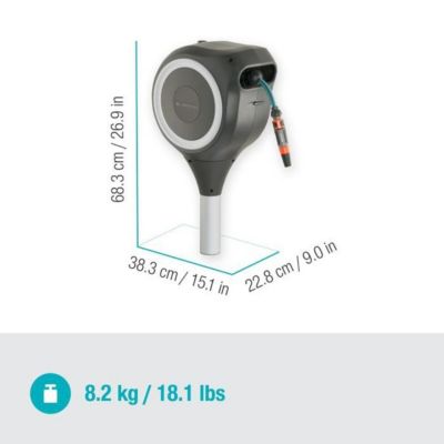 Gardena Dévidoir automatique sur pic RollUp S 15 m