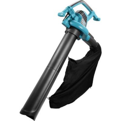 GARDENA ErgoJet 3000 électrique souffleur, aspirateur et broyeur 3 000 W - bac 45 L, turbine métallique, ClickFit