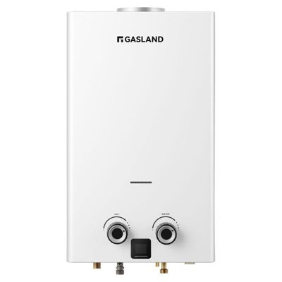 GASLAND BG300NG - Chauffe-eau gaz naturel instantané intérieur 11L blanc affichage LED
