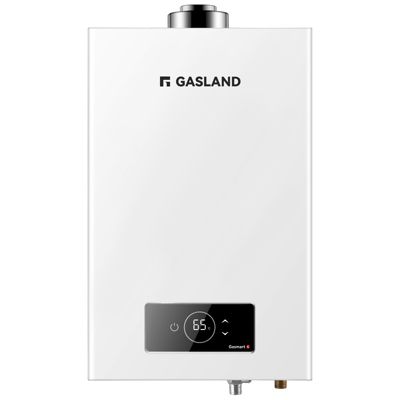 GASLAND Gasmart C GS318NG Chauffe-eau instantané au gaz naturel 12L Chauffe-eau à grande capacité pour l'intérieur 24kW