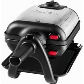 Gaufrier électrique réversible King Size - TEFAL WM755D12 - Plaques amovibles - Thermostat réglable - 1200 W