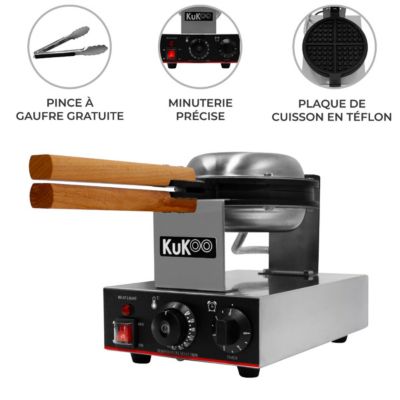 Gaufrier Rond Cuisine Commercial