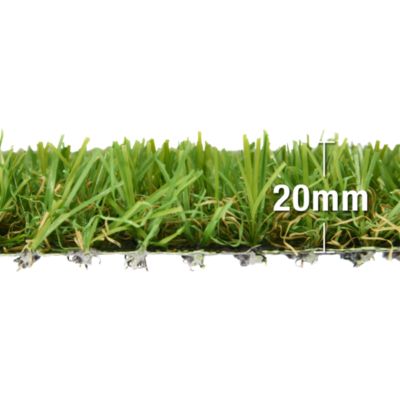 Gazon artificiel 2 x 4 m ép.20 mm (vendu au rouleau)