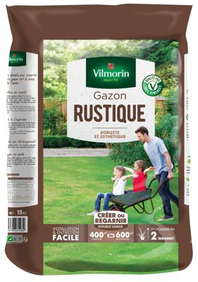 Gazon Rustique - 10 kg - Vilmorin