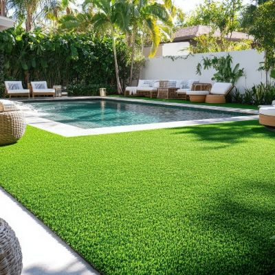 Gazon Synthétique GREEN ECO 25mm - 4Mx18M soit 72m2 - BBE