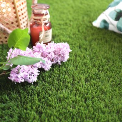 Gazon synthétique Liberté entièrement recyclable - 45mm - 4m x 14m