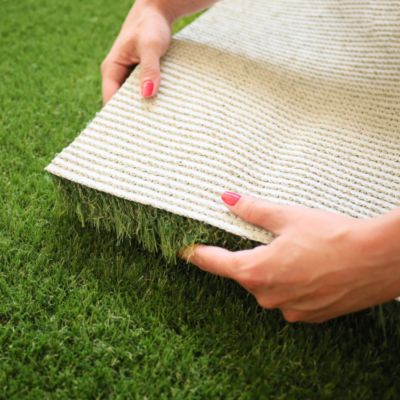 Gazon synthétique Liberté entièrement recyclable - 45mm - 4m x 14m