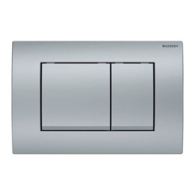Geberit Delta30 plaque de déclenchement double touche, chrome mat (115.137.46.1)