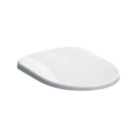 Geberit Selnova Abattant de WC avec frein de chute en Duroplast, Blanc (500.335.01.1)