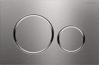 Geberit Sigma 20 nouveau modele acier inoxydable, brossé/poli (115.882.SN.1)