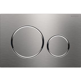 Geberit Sigma 20 nouveau modele acier inoxydable, brossé/poli (115.882.SN.1)