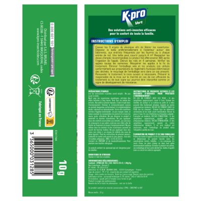 Gel appât anti-fourmis Kapo vert 10g