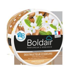 Gel destructeur d'odeurs karité Monoï Pot Boldair 300g