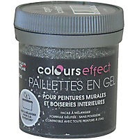 Gel effet paillettes argenté 80 ml Colours