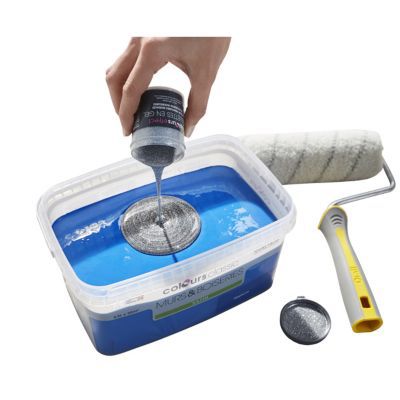 Gel effet paillettes argenté 80 ml Colours