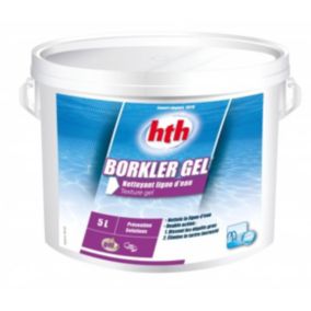 Gel nettoyant ligne d'eau piscine hth BORKLER Gel - 5 litres