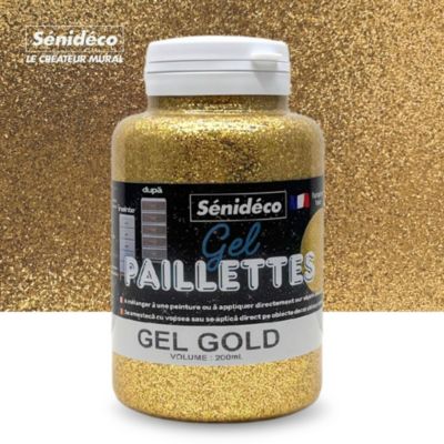 GEL PAILLETTES gold 200ml - SENIDECO