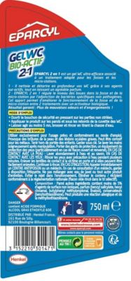 Gel WC bio-actif 2 en 1 Eparcyl 750 ml fraicheur marine