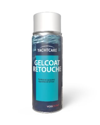 Gelcoat aérosol de retouche pour uniformisation couleur bateau RAL9001 400 ml Yachtcare