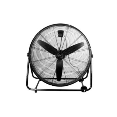 GENERIQUE ventilateur industriel 360 W 3 vitesses fixe noir