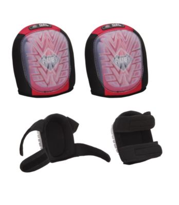 Genouillères en gel confort rouge Rubi
