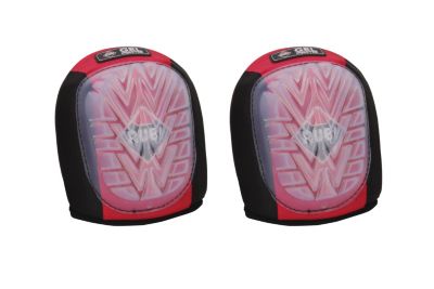 Genouillères en gel confort rouge Rubi