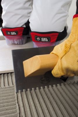 Genouillères en gel confort rouge Rubi